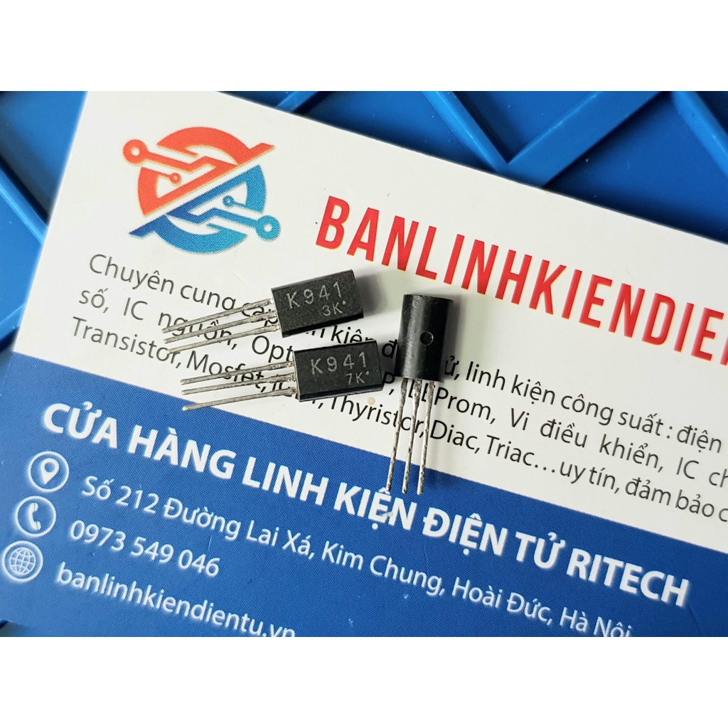 [Combo 3 chiếc] K941 2SK941 Mosfet Kênh N 0.6A 100V TO-92MOD