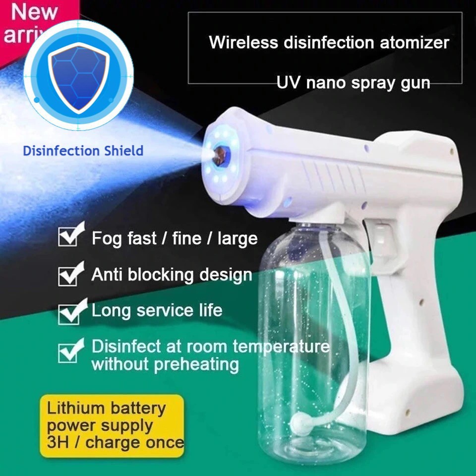 [ Xả Kho Mùa Dịch ] Máy Khử Khuẩn Khử Trùng Nano Xịt Diệt Khuẩn Nano Tia Uv Cao Cấp, Nhỏ Gọn Dễ Cầm, Giao Nhanh Tại Hcm. | BigBuy360 - bigbuy360.vn