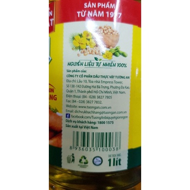 Dầu ăn Tường An 1L