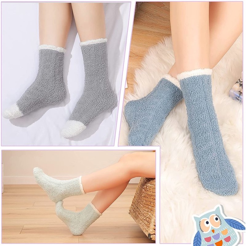 Vớ nữ mềm mại giữ ấm mùa đông nhiều màu sắc xinh xắn