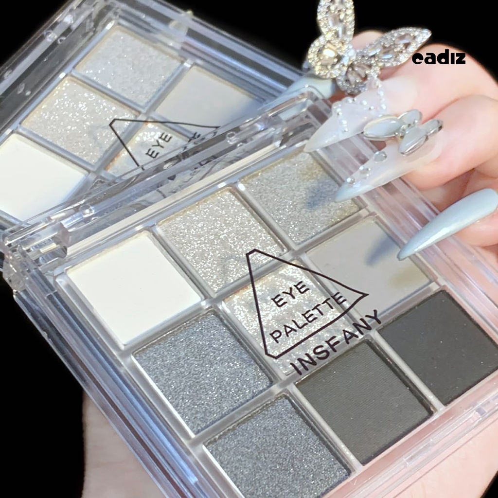 Bảng Phấn Mắt 9 Màu Sắc Tố Cao Chống Nhòe Thích Hợp Sử Dụng Hàng Ngày