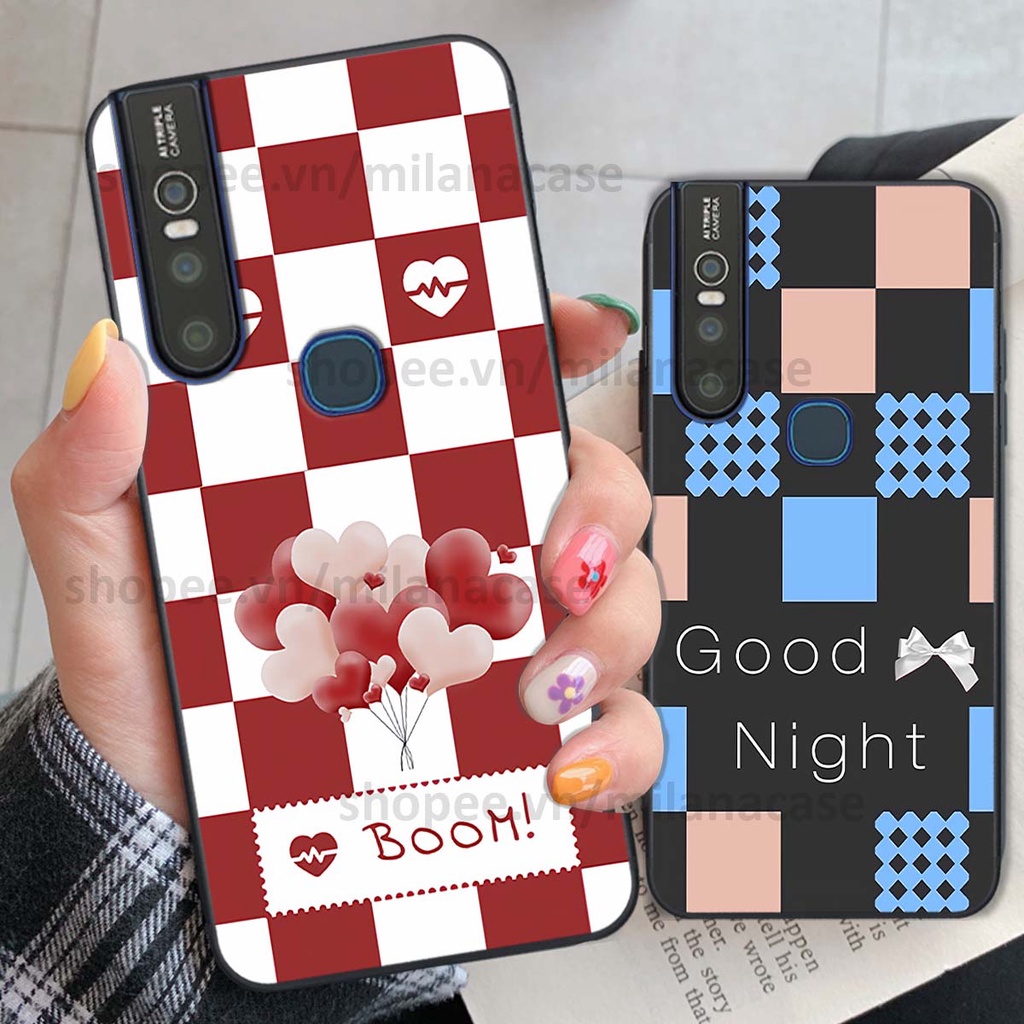 Ốp Vivo V15 / V15 Pro caro họa tiết nhiều màu sắc siêu đẹp thời trang cá tính