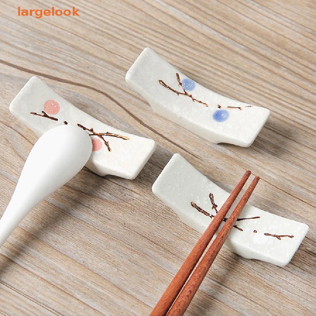1 Miếng Gác Đũa Bằng Sứ Hình Bông Tuyết Phong Cách Nhật Bản