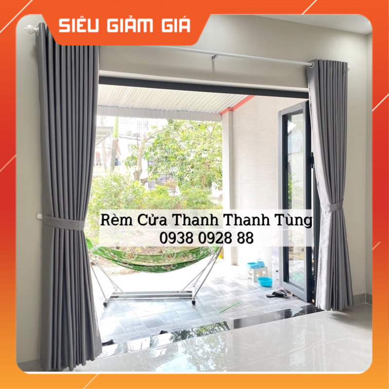 Rèm cửa gấm chống nắng cao 3m1