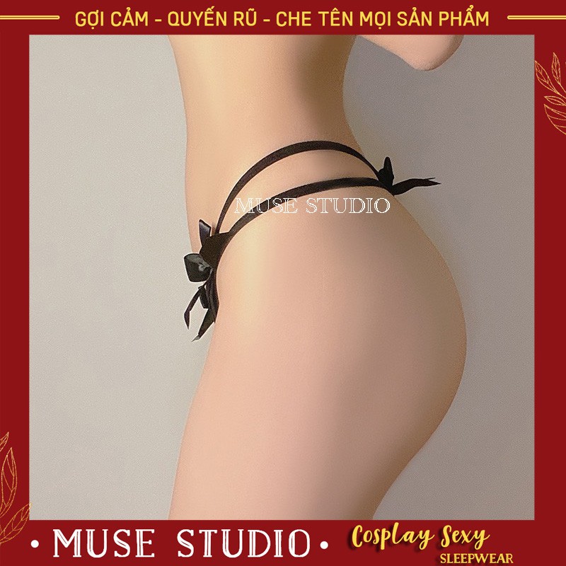 Đồ lót sexy - Quần lót lọt khe đính nơ siêu gợi cảm | BigBuy360 - bigbuy360.vn