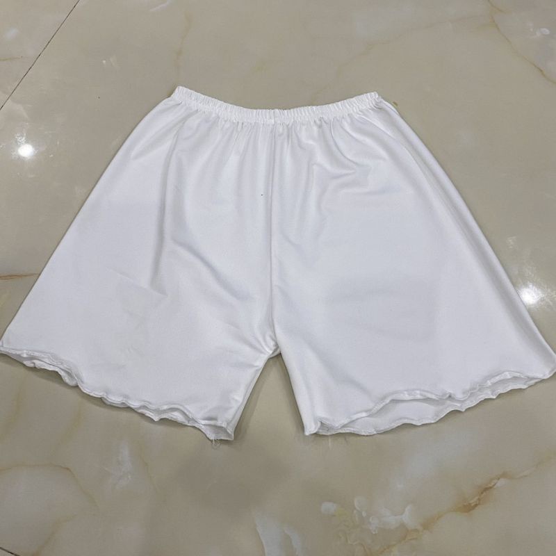 Quần mặc trong váy RUBY HOUSE86.Quần đùi ngủ 2 màu Đen,Trắng,chất thun co dãn tốt,mịn