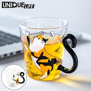 Cốc thủy tinh sáng tạo dễ thương 300ml
