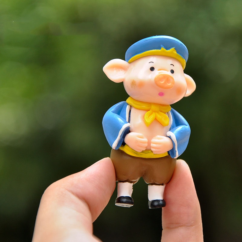 Mô hình Tây Du Kí 5 thầy trò Đường Tăng, Tôn Ngộ Không Trư Bát Giới dễ thương trang trí bàn làm việc taplo oto