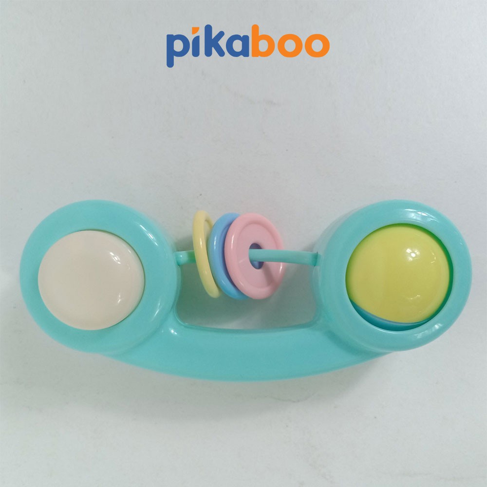 Đồ chơi xúc xắc lục lạc Pikaboo cao cấp 8 món thiết kế từ nhựa ABS màu sắc phong phú giúp kích thích thị giác
