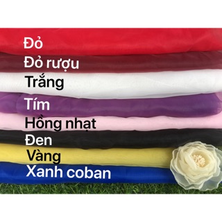 [XẢ KHO] Vải organza (may váy làm scrunchies)