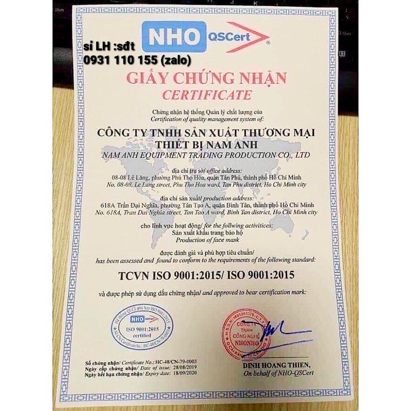 Khẩu trang y tế 4 lớp kháng khuẩn
