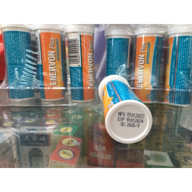 ✅ [Chính Hãng] Enervon plus effervescent bổ sung khoáng chất và vitamin cho cơ thể (Tuýp 10 viên sủi)