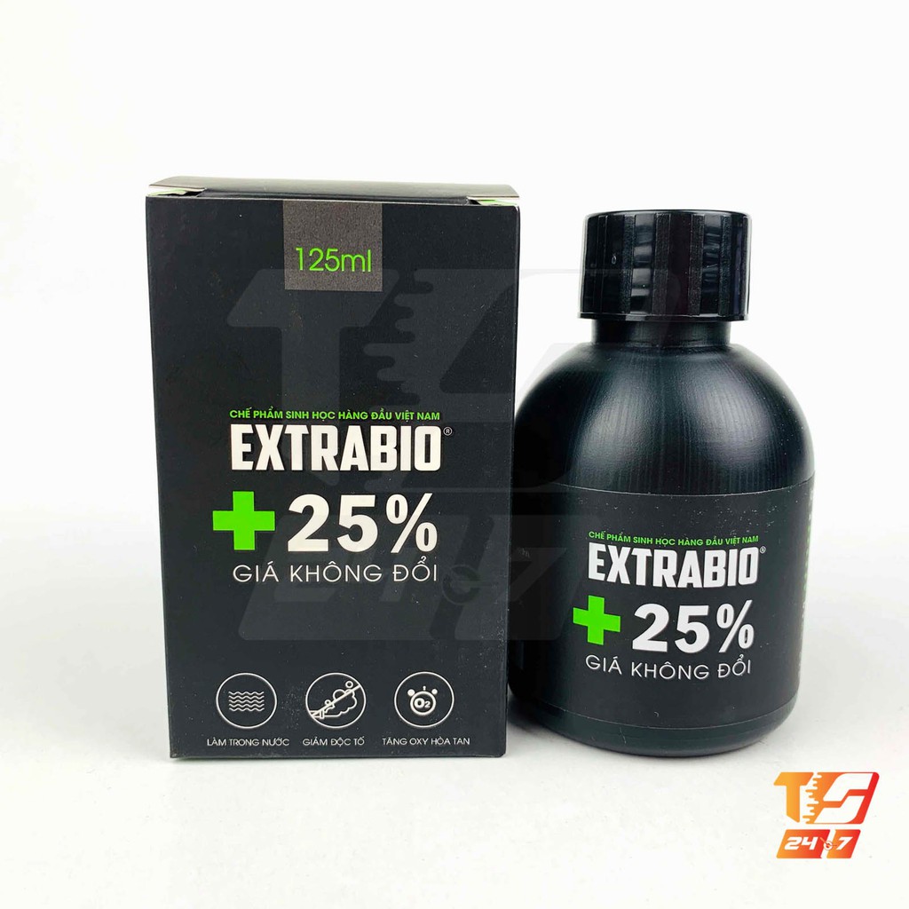 Men Vi Sinh Extra Bio 125ML (Dạng Nước) Cao Cấp Cho Hồ Cá Cảnh, Thuỷ Sinh. [EXTRA BIO]