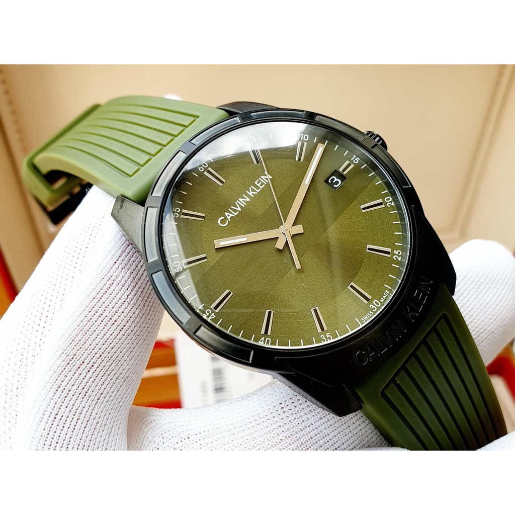 Đồng hồ nam CALVIN KLEIN Evidence Green Dial Men’s Watch - model : K8R114WL