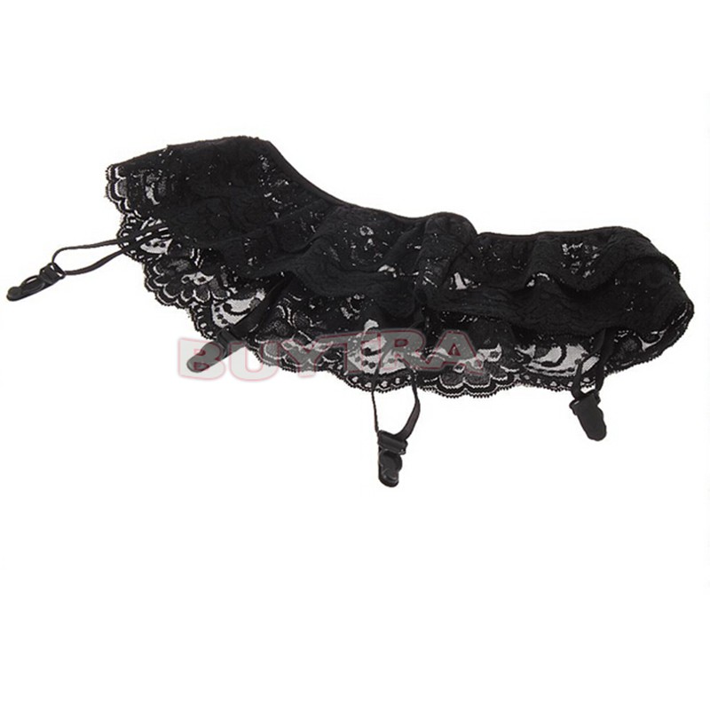 [springeven] Vớ Cao Qua Gối Phối Ren Thời Trang Gợi Cảm Và Thắt Lưng