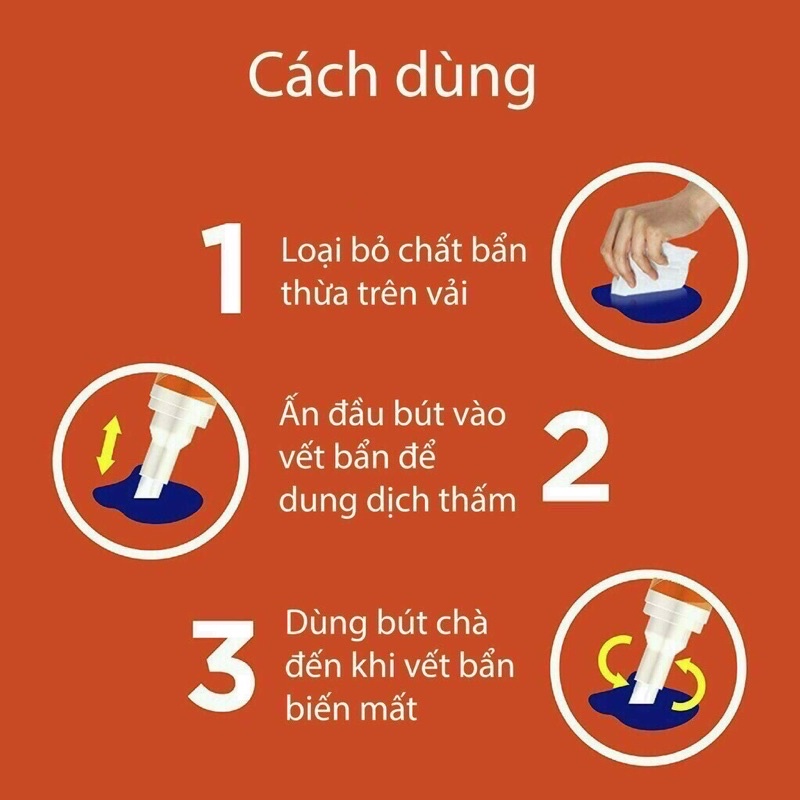 Bút tẩy vết bẩn quần áo