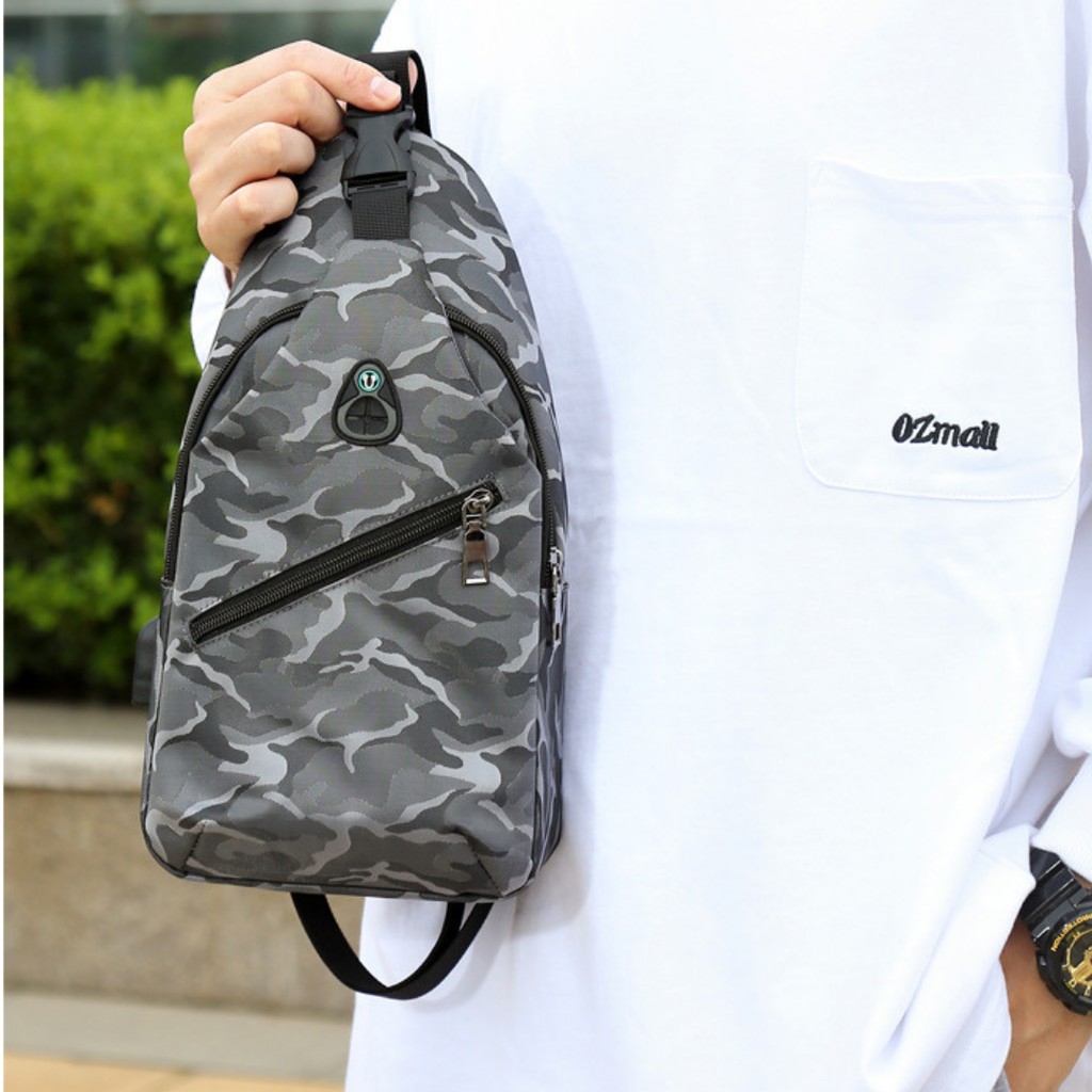 [BÁN LỖ XIN 5 SAO] Túi Đeo Chéo, Đeo Ngực Nam Nữ CAMO Thời Trang Hàn Quốc Vải Oxford Cao Cấp Freeship - 182 STORE | BigBuy360 - bigbuy360.vn