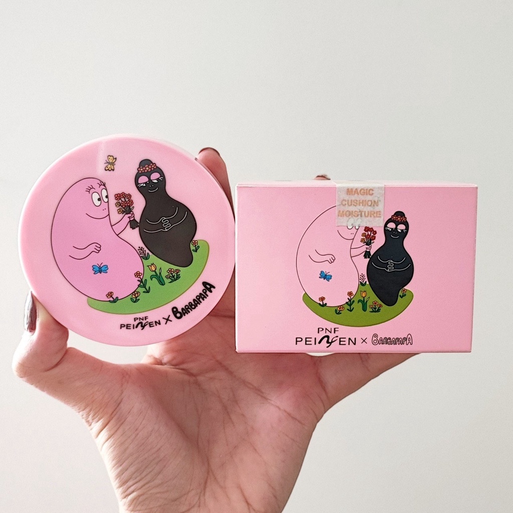 Phấn Nước Cushion BARBAPAPA Kèm Lỗi Thay Thế #01 Trắng Hồng Tự Nhiên