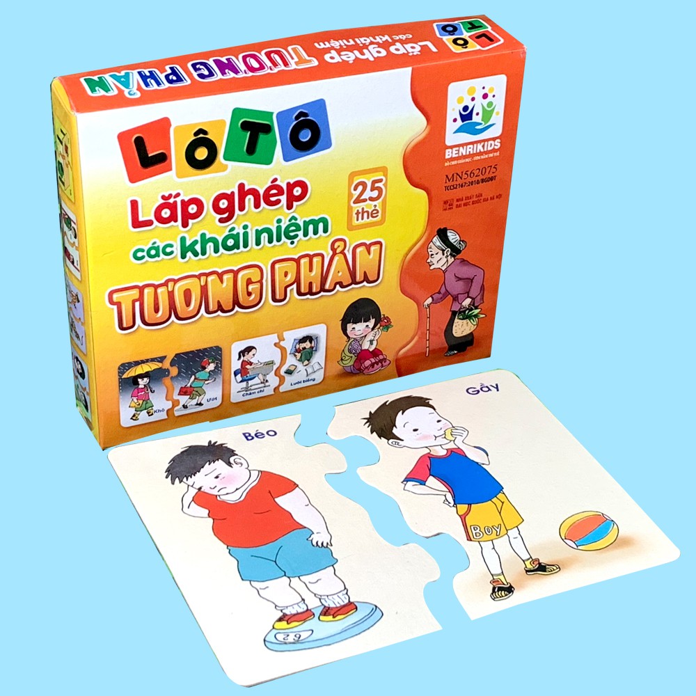 Bộ Đồ Chơi Lắp Ghép Các Khái Niệm Tương Phản Benrikids Hàng Candy Kids Hàng Candy Kids