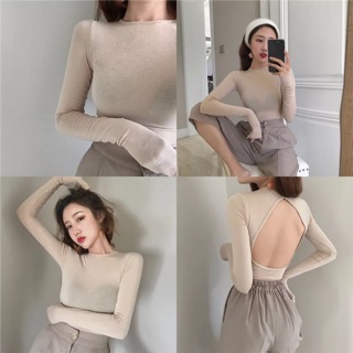 Áo thun khoét lưng