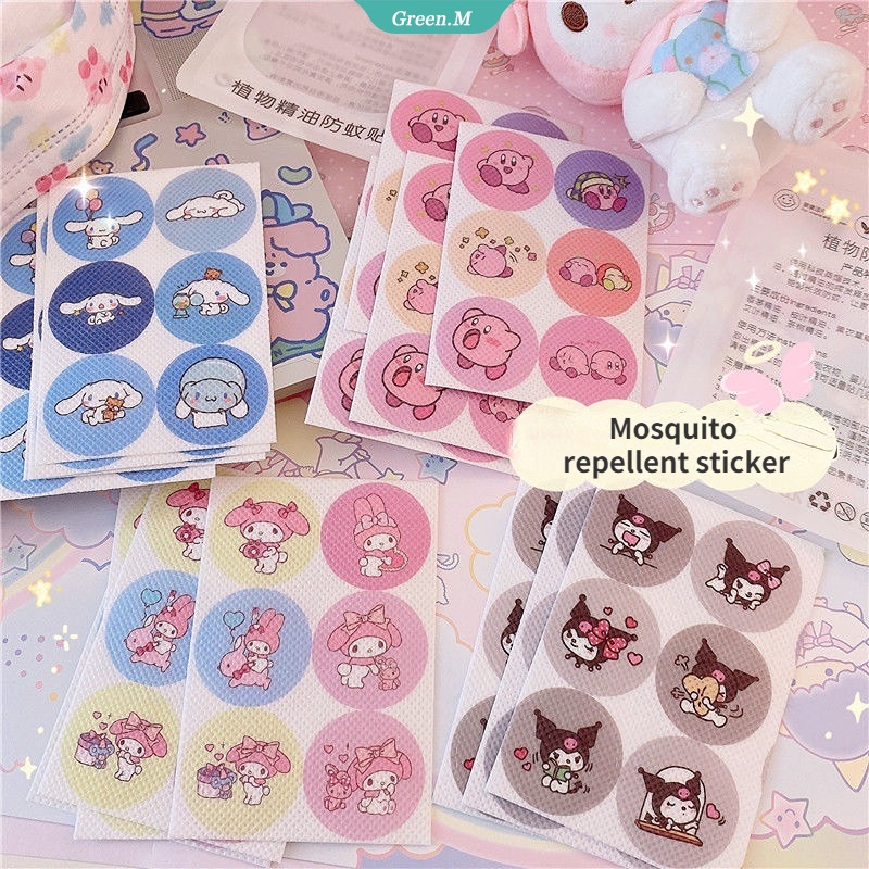 SANRIO Miếng Dán Chống Muỗi Di Động Họa Tiết Hello Kitty/Mosquito My Melody Dễ Thương Cho Bé