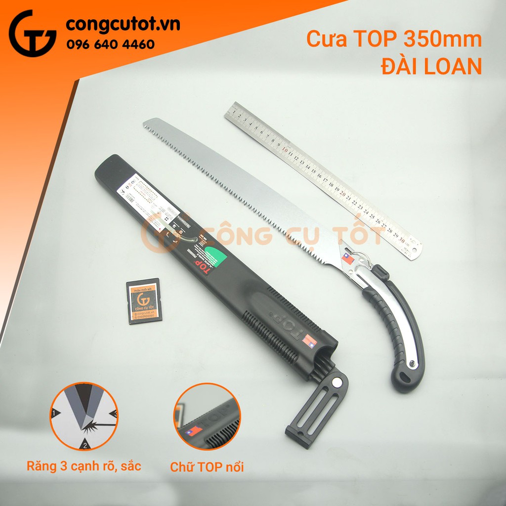 Cưa gỗ cầm tay TOP F890302 350mm Đài Loan