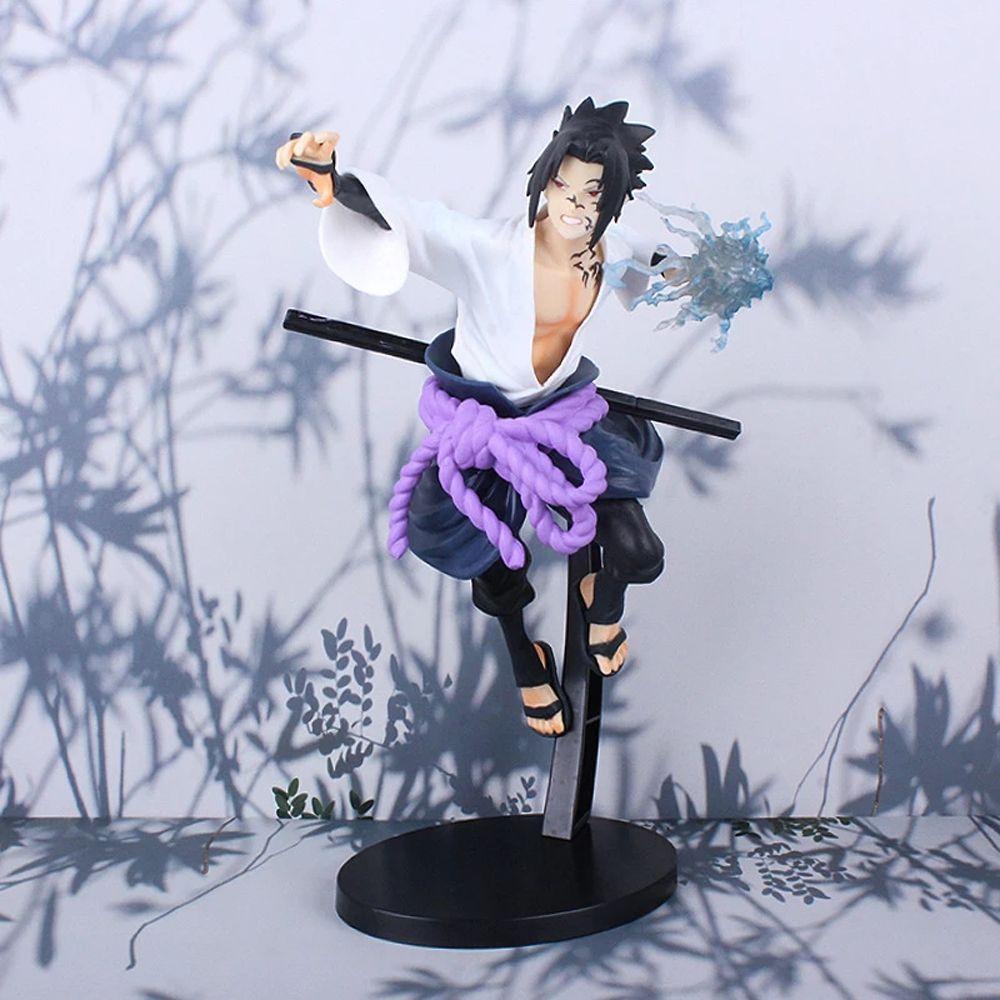 Đồ Chơi Mô Hình Nhân Vật Uchiha Sasuke Trong Naruto Bằng PVC 24cm Làm Quà Tặng Cho Trẻ Em