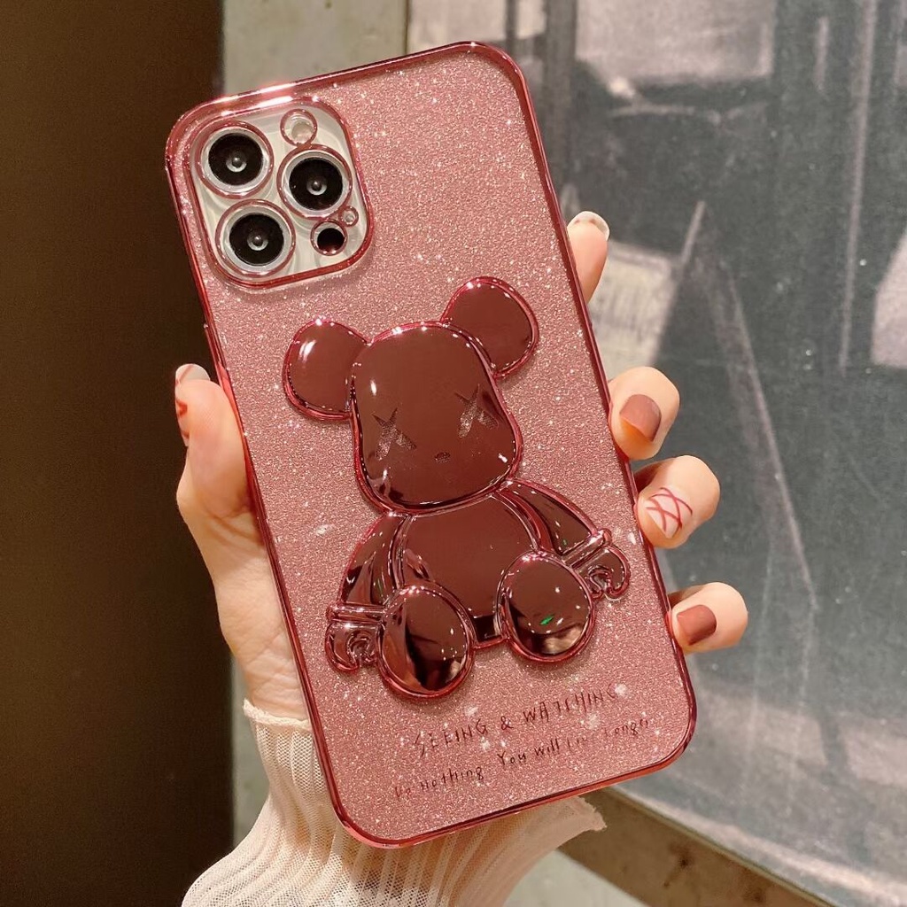 Ốp Điện Thoại Họa Tiết Gấu Nhiều Màu Sắc Dành Cho iphone 13 Pro Max Xr X / Xs Xs Max 1112 Pro 12 Pro Max