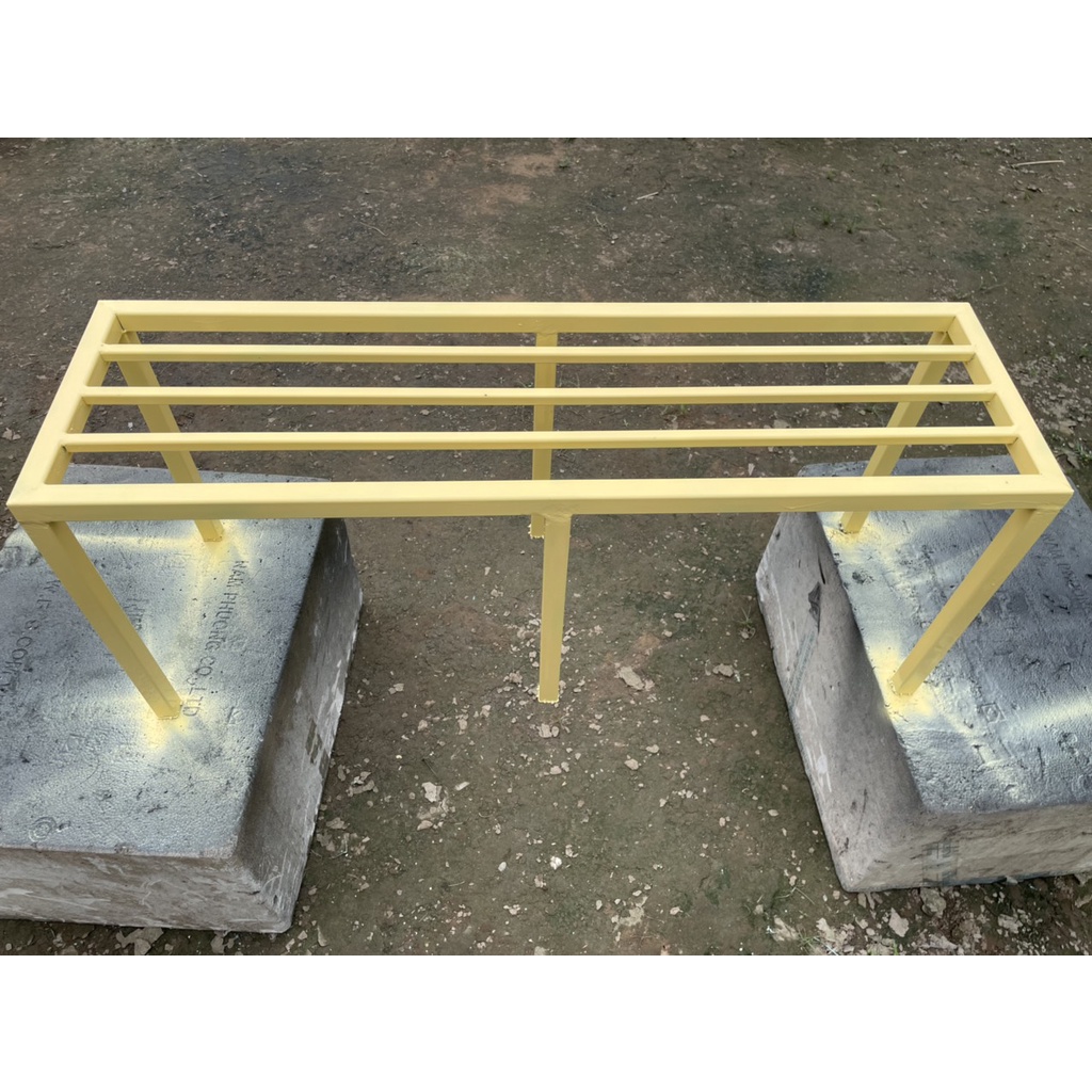 Kệ sắt kê chậu cao 70cm, dài 100cm, rộng 30cm