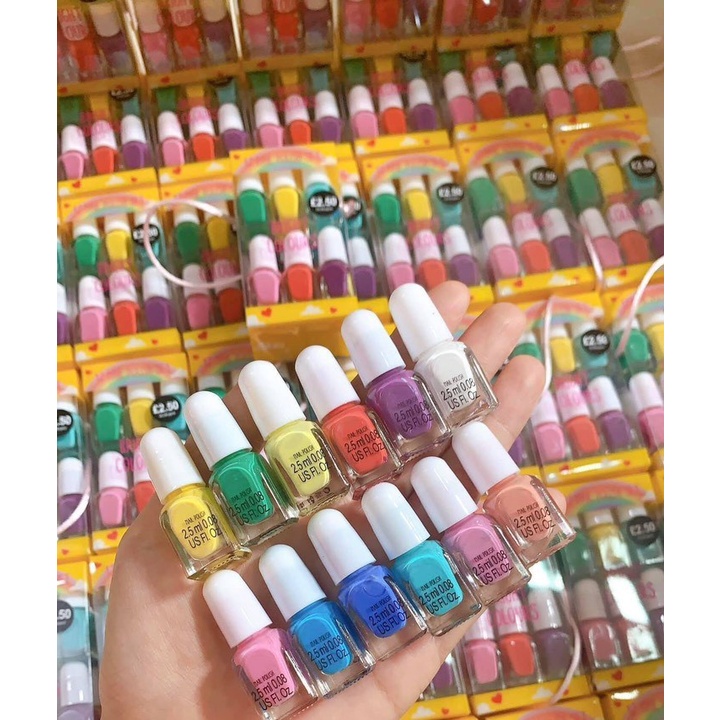 Sơn móng tay cho bé gái, màu pastel xinh xắn TR12
