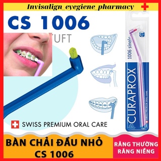 Bàn chải kẽ răng đầu nhỏ 6mm curaprox cs 1006 single