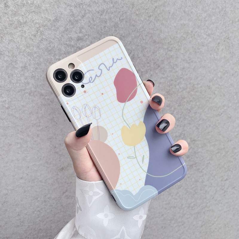 Ốp lưng iphone imd Hoa nghệ thuật 5/5s/6/6plus/6s/6splus/7/7plus/8/8plus/x/xr/xs/11/12/pro/max/plus/promax - Awifi Q3-6 | BigBuy360 - bigbuy360.vn