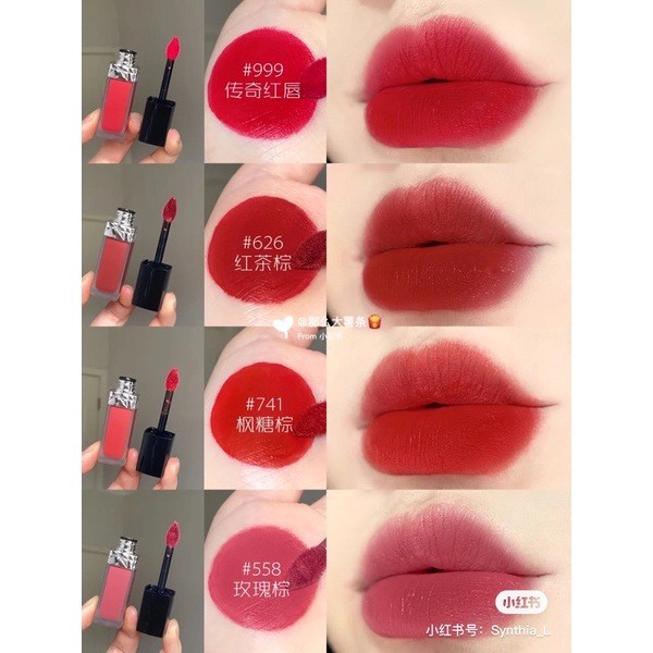 Son kem dior Rouge Dior Forever Liquid 999, son dior chính hãng