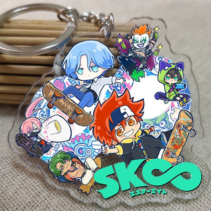 Móc khóa nhựa acrylic hoạt hình Sk8 The Infinity Hasegawa Langa Kyan Reki