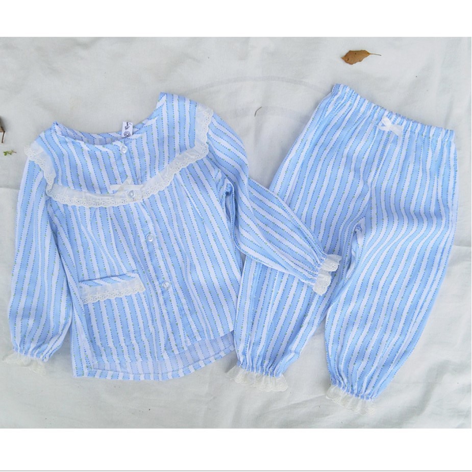 Bộ đồ dài tay bé gái Yu.Kids _ Pijama