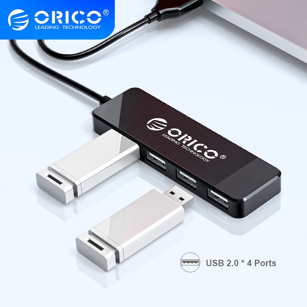 Bộ HUB Orico FL01 4 Cổng USB 2.0 OTG Tốc Độ Cao Dành Cho Máy Tính iMac/Máy Tính Bảng/Laptop