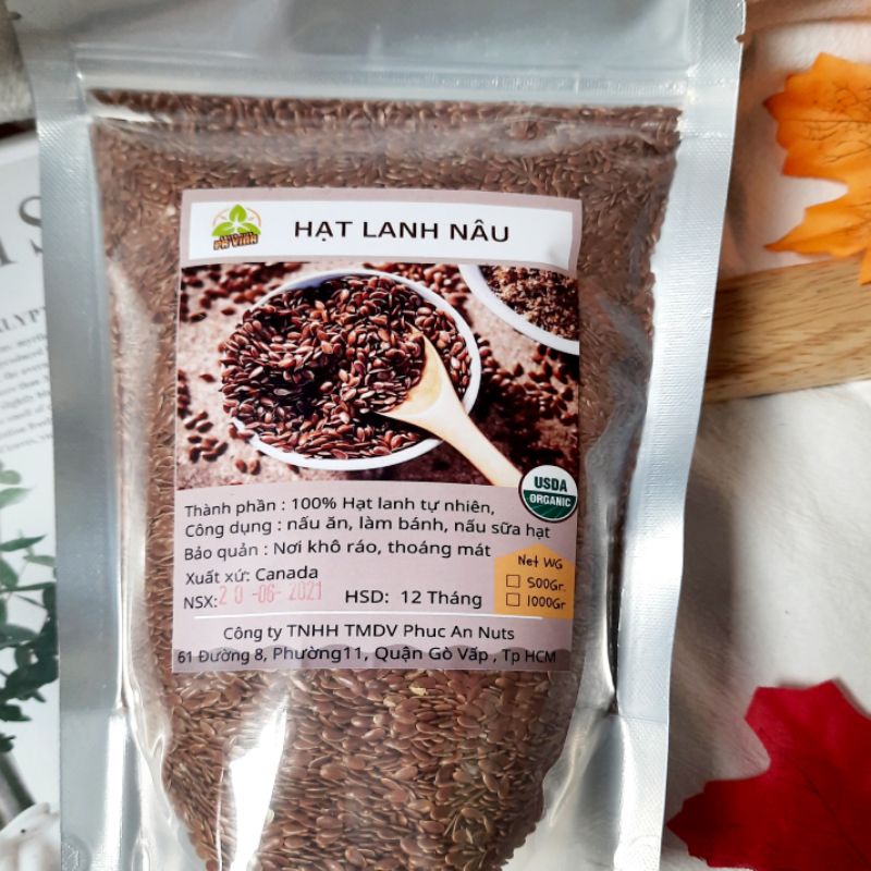 Hạt lanh Canada, 500Gr