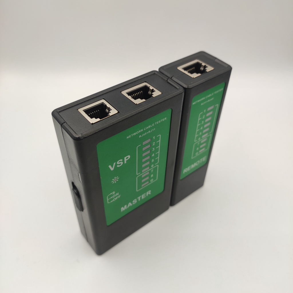 Hộp Test Cáp Mạng  Rj45 Kèm Pin