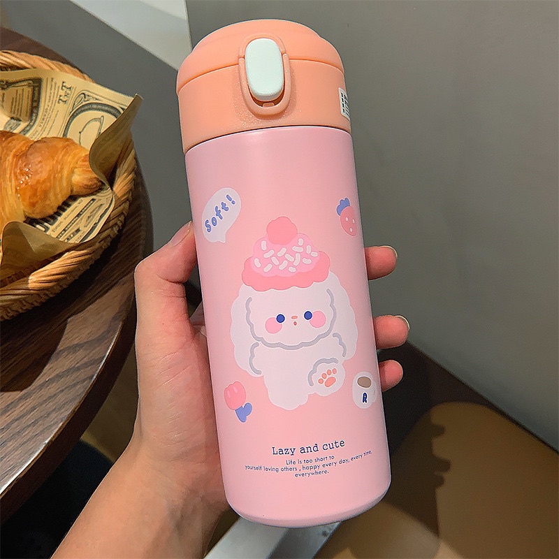 Bình Giữ Nhiệt 350ML Có ống Hút