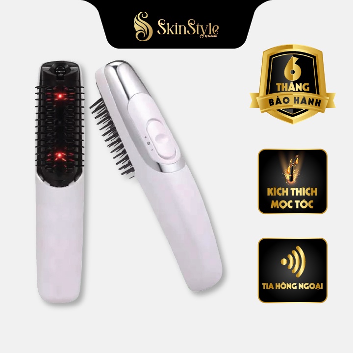 Lược hồng ngoại massage da đầu, kích thích mọc tóc,  - BH 3 THÁNG - SKINSTYLE