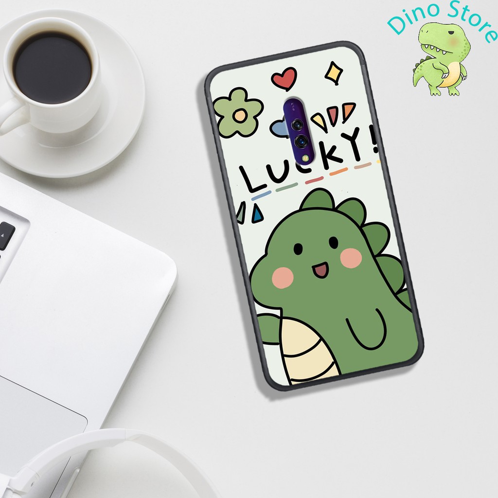 ỐP LƯNG OPPO K3/K20/K30/REALME X  ,  IN HÌNH KHỦNG LONG NGỘ NGHĨNH VÀ CUTE