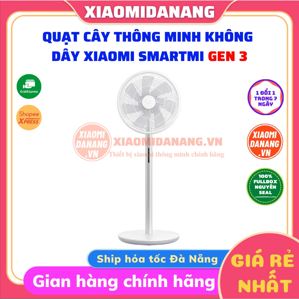 QUẠT CÂY KHÔNG DÂY THÔNG MINH XIAOMI SMARTMI GEN 3 BẢN QUỐC TẾ