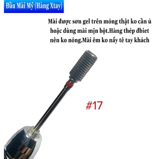 Đầu Mài #17 phá sơn gel trên móng thật