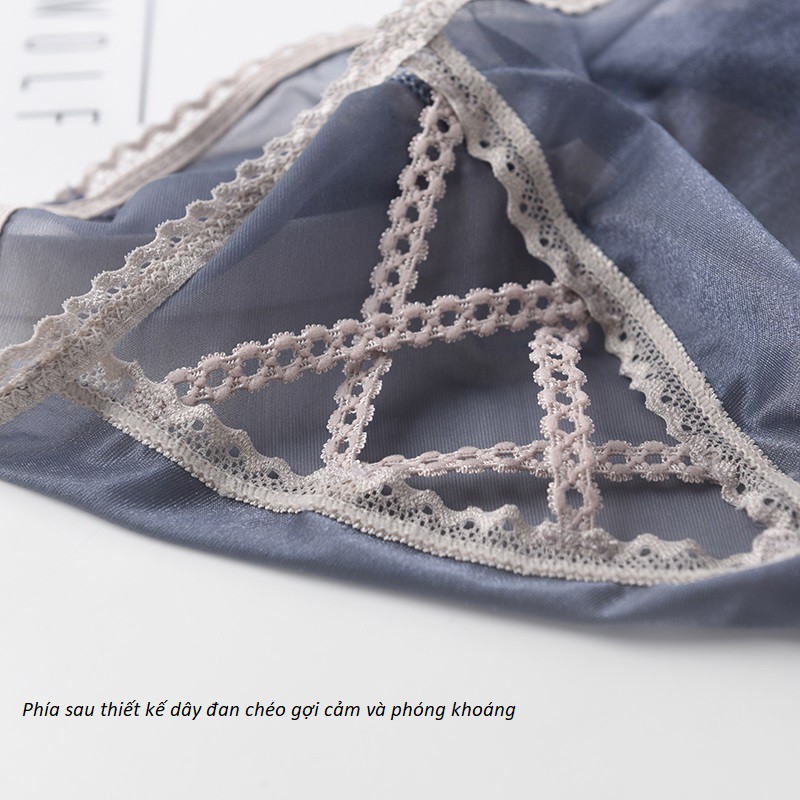Quần Lót Ren Lưới Ánh Nhũ Mỏng Nhẹ Sexy P392