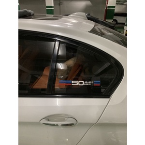Miếng Dán Trang Trí Cửa Sổ Kỷ Niệm 50 Năm Dành Cho BMW E46 E90 E60 E39 E30 F10 E36 F20 E92 E97 X5 E70 E53 E91 F31 E30 X3 E83 G30 G10