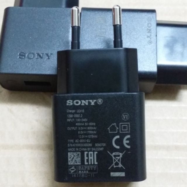 TRỌN BỘ SẠC+ CÁP SONY UCH12 CHÍNH HÃNG, HỖ TRỢ QUICK CHARGE 3.0