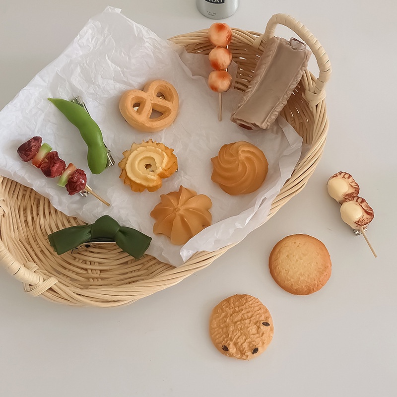 Kẹp Tóc Đùi Gà / Bánh Quy Dễ Thương