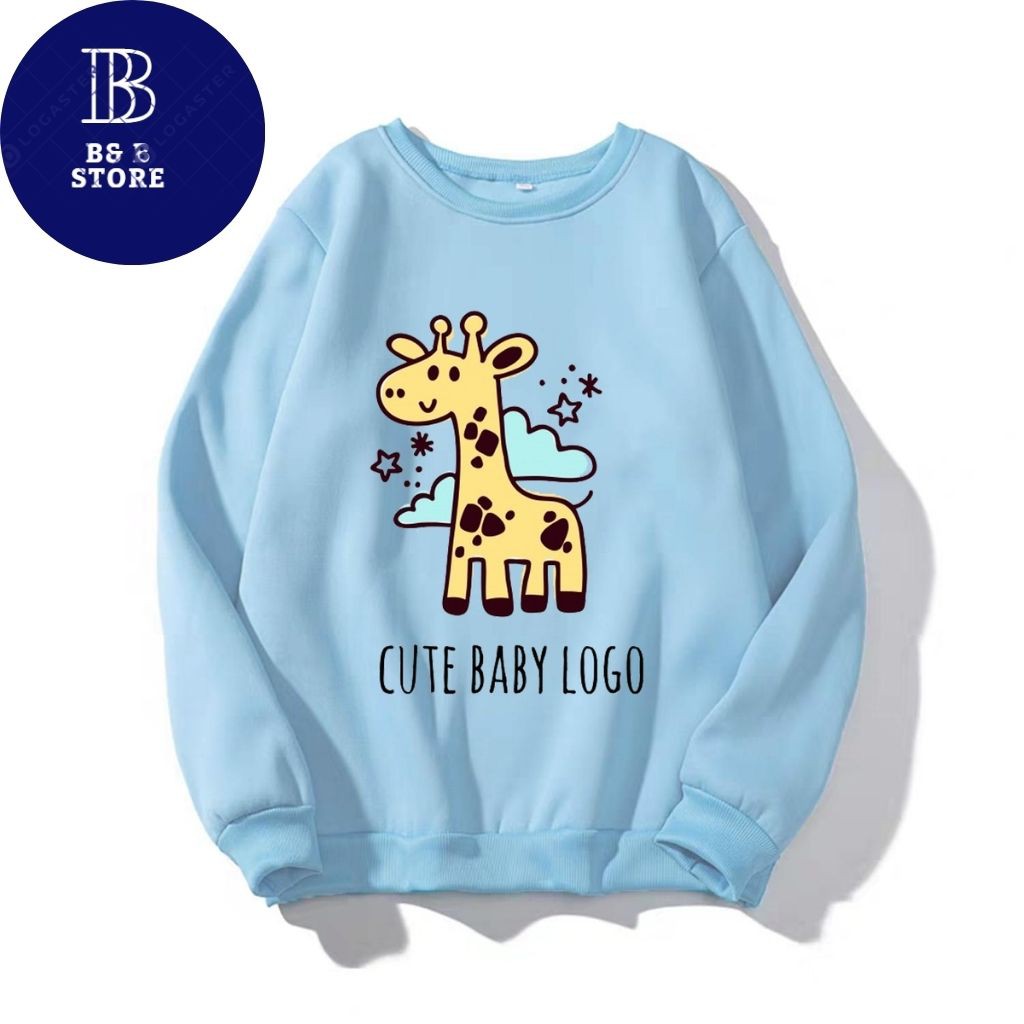 [ CUTE ] ÁO SWEATER NỈ UNISEX IN HƯU CAO CỔ SIÊU DỄ THƯƠNG ÁO FORM RỘNG NAM NỮ NHIỀU MÀU