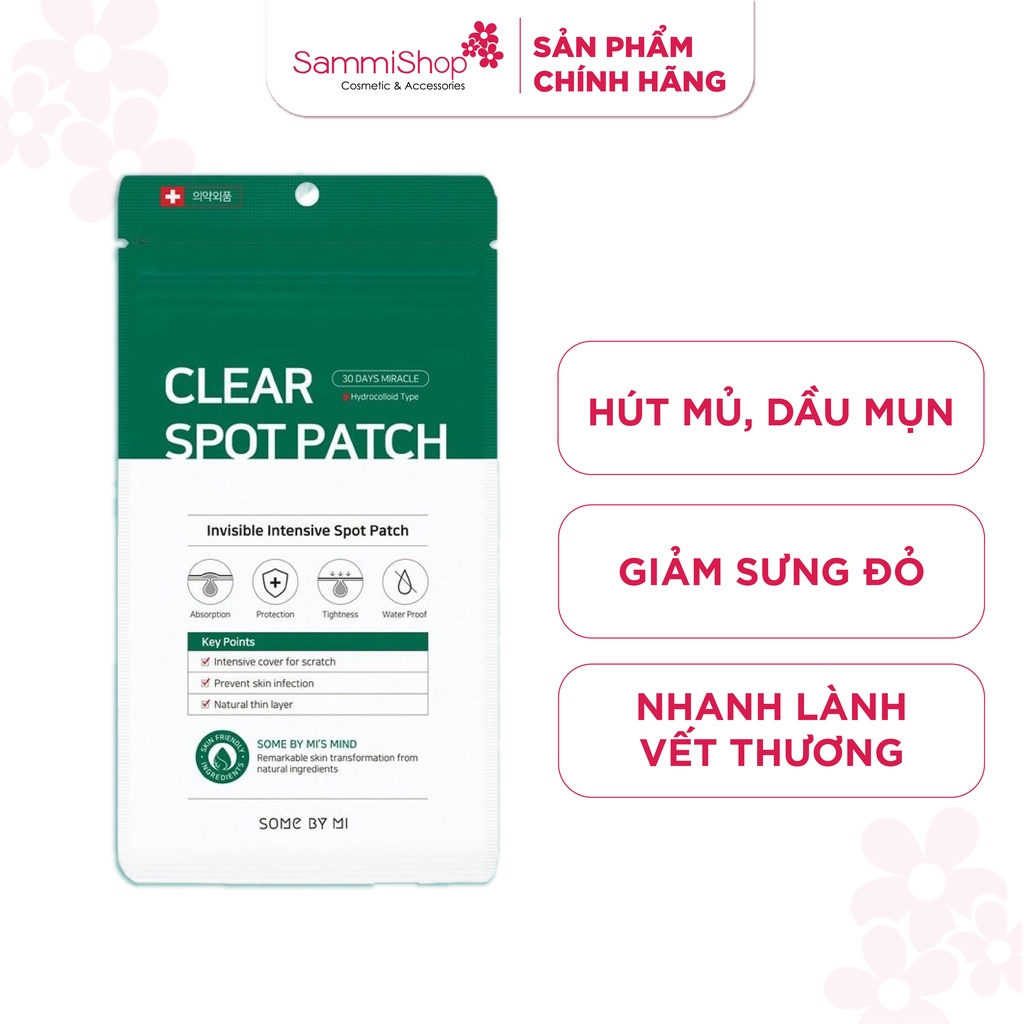 Some By Mi Miếng dán mụn Clear Spot Patch