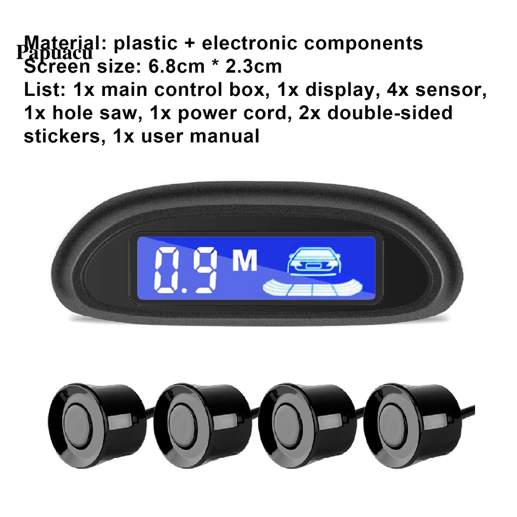 Màn hình LED cảm biến đỗ xe siêu nhẹ tiện dụng cho xe hơi
 | BigBuy360 - bigbuy360.vn